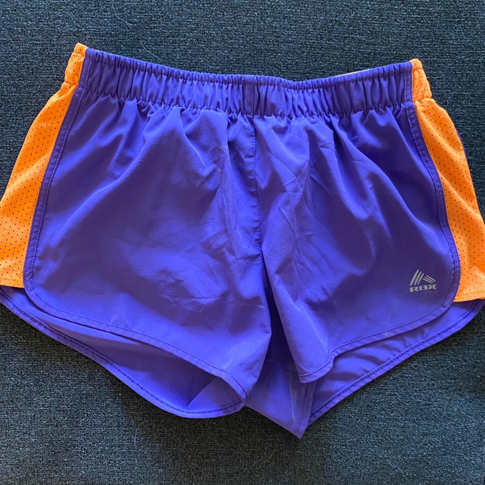 🔥 RBX purple and orange running shorts